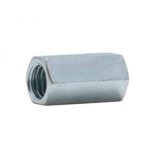 Coupling Nut, Measurement System: Imperial, 3/8-16, Steel, Zinc Plated